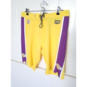 Hardwood Classics Los Angeles LAKERS Board Shorts Hawaiian Dreams Sz 32 waist